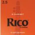 Rör D'Addario B-klarinett RICO 2.5 10-pack