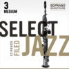 Rör D'Addario sopransaxofon Rico Select Jazz Filed 2H 10-pack