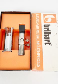 NOS munstycke altsax Brilhart level-air metall 5 inkl ligatur+kapsel