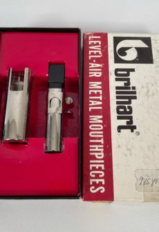 NOS munstycke altsax Brilhart level-air metall 6 inkl ligatur+kapsel