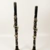 Antikt set med Helrenoverade BC A och B klarinetter från 1906!