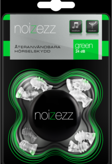 Noizezz hörselskydd Green 24 dB